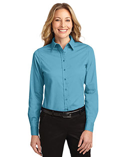Port Authority L608 Women Long-Sleeve Easy Care Shirt at GotApparel