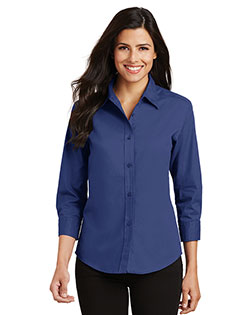 Port Authority L612 Women 3/4-Sleeve Easy Care Shirt at GotApparel