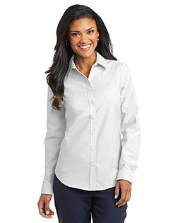Port Authority L658 Women Superpro Oxford Shirt at GotApparel