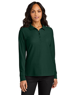 Port Authority LK200LS ® Women's Wearever Signature Pique Long Sleeve Polo at GotApparel