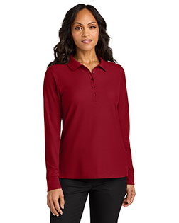 Port Authority LK200LS ® Women's Wearever Signature Pique Long Sleeve Polo at GotApparel