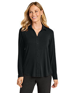 Port Authority LK5602 ® Women's Luxe Knit Button Tunic at GotApparel