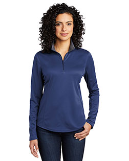 Port Authority LK584 Women Silk Touch ™ Performance 1/4-Zip at GotApparel