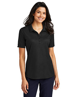 Port Authority Ladies Fine Pique Blend Polo LK830 at GotApparel