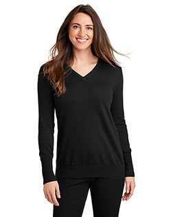 Port Authority LSW285 Women V-Neck Sweater at GotApparel