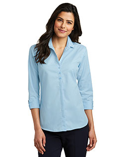 Port Authority LW643 Women Micro Tattersall Easy Care Shirt    at GotApparel