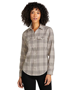 Port Authority Ladies Long Sleeve Ombre Plaid Shirt LW672 at GotApparel