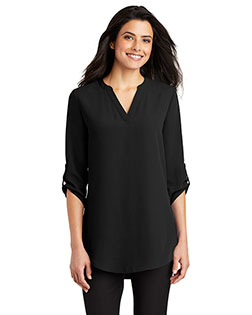 Port Authority LW701 Ladies 4.1 oz 3/4-Sleeve Tunic Blouse at GotApparel