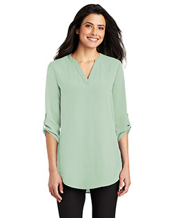Port Authority LW701 Ladies 4.1 oz 3/4-Sleeve Tunic Blouse at GotApparel