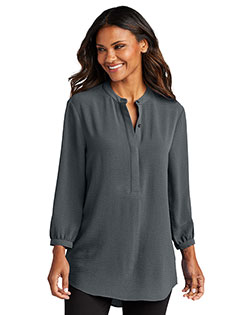 Port Authority ® Ladies 3/4-Sleeve Textured Crepe Tunic LW713 at GotApparel