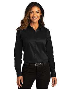 Port Authority LW808 Women <sup>®</Sup> Ladies Long Sleeve Superpro React<sup>™</Sup>twill Shirt. at GotApparel
