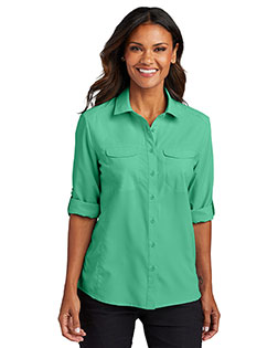 Port Authority ®  Ladies Long Sleeve UV Daybreak Shirt LW960 at GotApparel