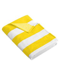 Port Authority PT43 Unisex Cabana Stripe Beach Towel at GotApparel