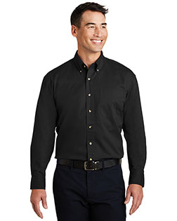 Port Authority S600T Men Long-Sleeve Twill Shirt at GotApparel