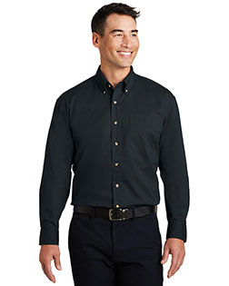 Port Authority S600T Men Long-Sleeve Twill Shirt at GotApparel