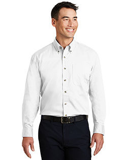 Port Authority S600T Men Long-Sleeve Twill Shirt at GotApparel