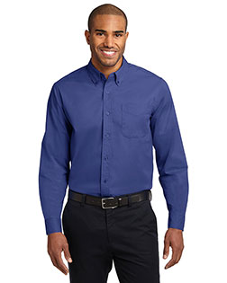 Port Authority S608ES Men Extended Size Long-Sleeve Easy Care Shirt at GotApparel
