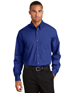 Port Authority S632 Men Long-Sleeve Value Poplin Shirt at GotApparel