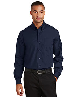 Port Authority S632 Men Long-Sleeve Value Poplin Shirt at GotApparel