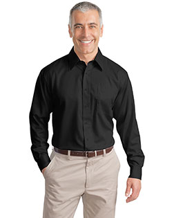 Port Authority S638 Men Long-Sleeve Non-Iron Twill Shirt at GotApparel