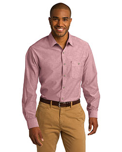 Port Authority S653 Men Chambray Shirt at GotApparel