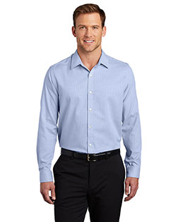 Port Authority W645 Men Pincheck Easy Care Shirt at GotApparel