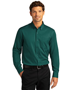 Port Authority W808 Men <sup>®</Sup> Long Sleeve Superpro React<sup>™</Sup> Twill Shirt. at GotApparel