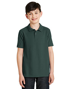 Port Authority Y500 Boys Silk Touch Polo at GotApparel