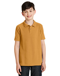 Port Authority Y500 Boys Silk Touch Polo at GotApparel