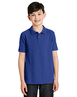 Port Authority Y500 Boys Silk Touch Polo at GotApparel
