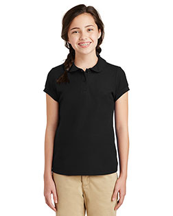 Port Authority YG503 Girls Silk Touch Peter Pan Collar Polo at GotApparel
