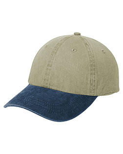 Port & Company CP83 Men Two-Tone Pigment-Dyed Cap at GotApparel