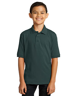 Port & Company KP55Y Boys 5.5 Ounce Jersey Knit Polo at GotApparel