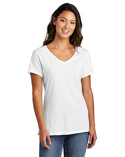 Port & Company Ladies Beach Wash Garment-Dyed V-Neck Tee LPC099V at GotApparel