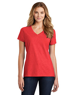Port & Company LPC455V Ladies 4.5 oz Fan Favorite Blend V-Neck Tee at GotApparel