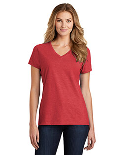Port & Company LPC455V Ladies 4.5 oz Fan Favorite Blend V-Neck Tee at GotApparel