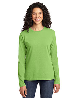 Port & Company LPC54LS Women Long-Sleeve 100% Cotton T-Shirt at GotApparel