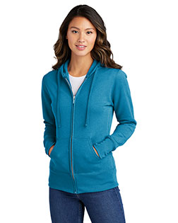 Port & Company LPC78ZH Women Classic Full-Zip Hooded Sweatshirt at GotApparel