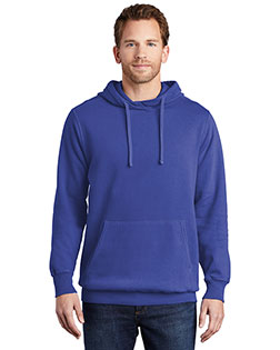 Port & Company PC098H Adult Essential Pigmentdyed Pullover Hooded Sweatshirt at GotApparel