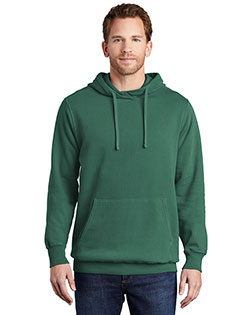 Port & Company PC098H Adult Essential Pigmentdyed Pullover Hooded Sweatshirt at GotApparel