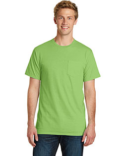 Port & Company PC099P Adult Essential Pigment-Dyed Pocket Tee at GotApparel