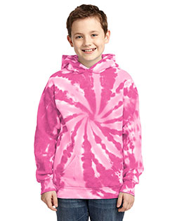 Port & Company PC146Y Boys Essential Tie-Dye Pullover Hooded Sweatshirt at GotApparel