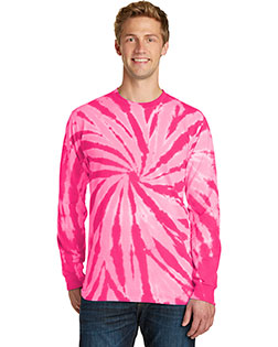 Port & Company PC147LS Adult Essential Tie-Dye Long-Sleeve Tee at GotApparel