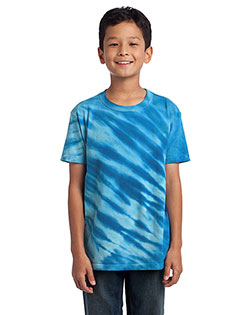 Port & Company PC148Y Boys Essential Tiger Stripe Tie-Dye Tee at GotApparel