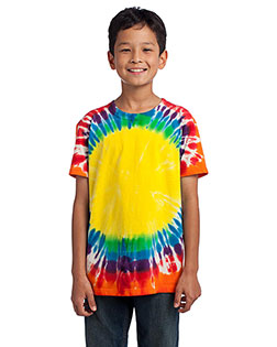 Port & Company PC149Y Boys Essential Window Tie-Dye Tee at GotApparel