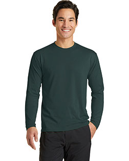 Port & Company PC381LS Men Long-Sleeve Essential Performance Blend Tee at GotApparel