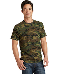 Port & Company PC54C Adult Core Cotton Camo Tee at GotApparel