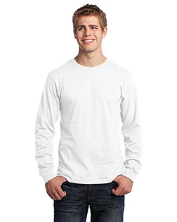Port & Company PC54LS Men Long-Sleeve 5.4 Oz 100% Cotton T-Shirt at GotApparel