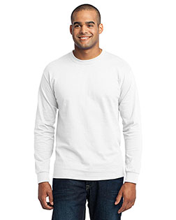 Port & Company PC55LST Men Tall Long-Sleeve 50/50 Cotton/Poly T-Shirt at GotApparel
