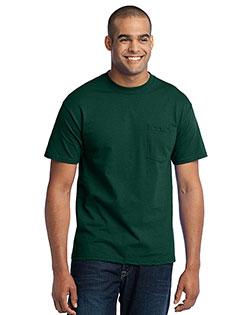 Port & Company PC55P Men 50/50 Cotton/Poly T-Shirt with Pocket at GotApparel